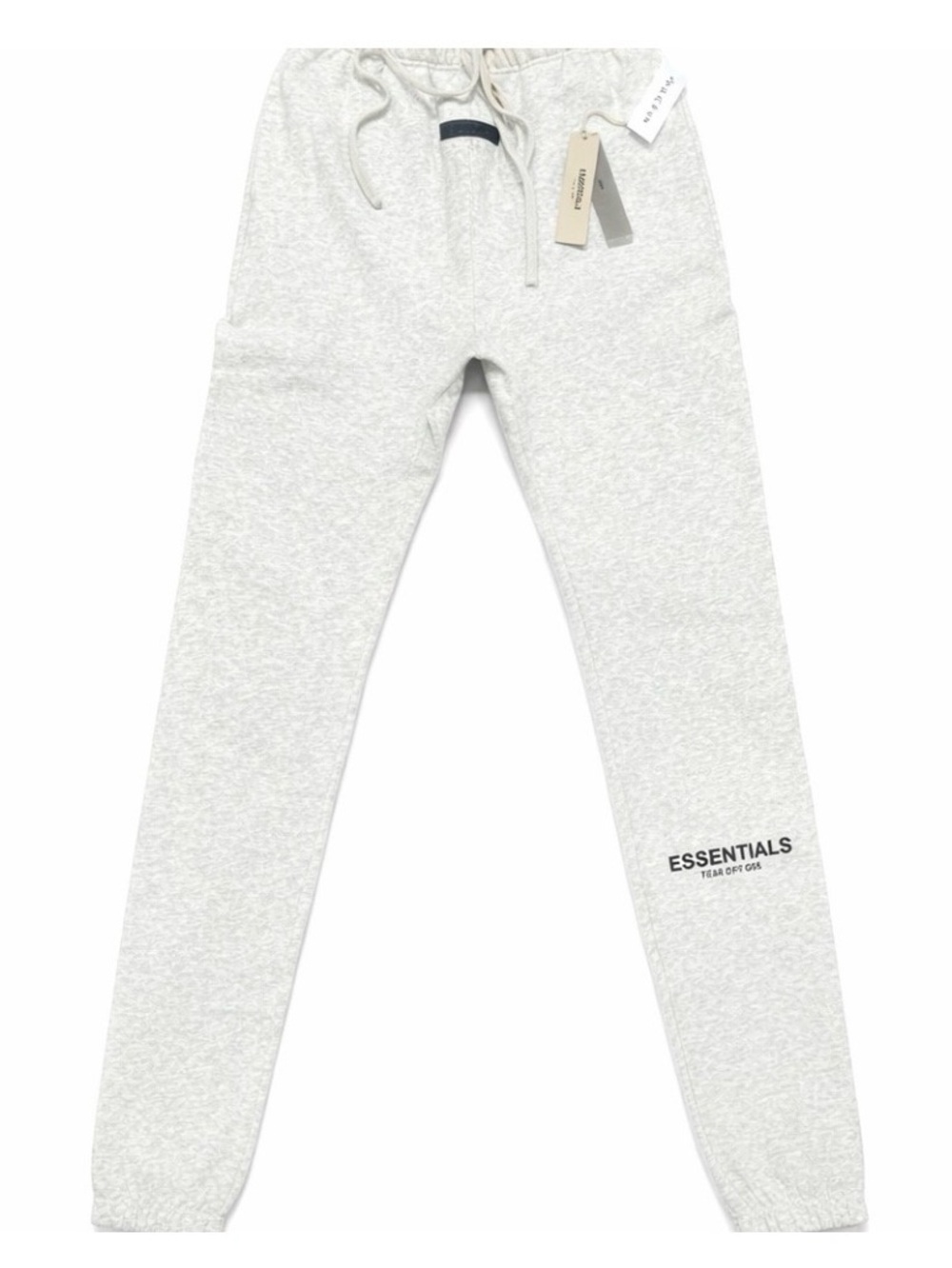 Essential fear god god light oatmeal sweatpants cuffed bottoms